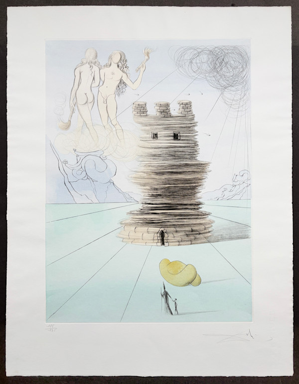 'Simon' (Siméon) - 'Twelve Tribes of Israel' by Salvador Dalí, Image 16.