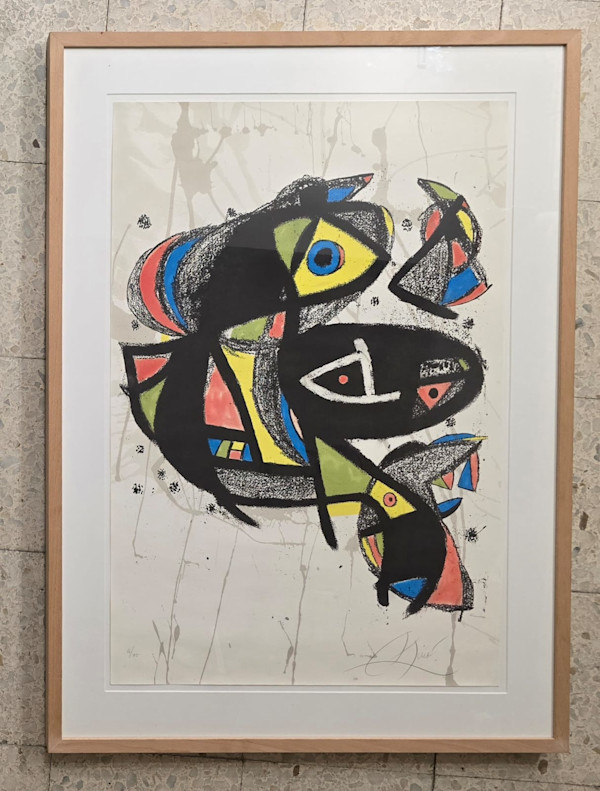 (Sin Certificar) - Poster for Museu de la Resistència - Salvador Allende by Joan Miró (Sin Certificar)