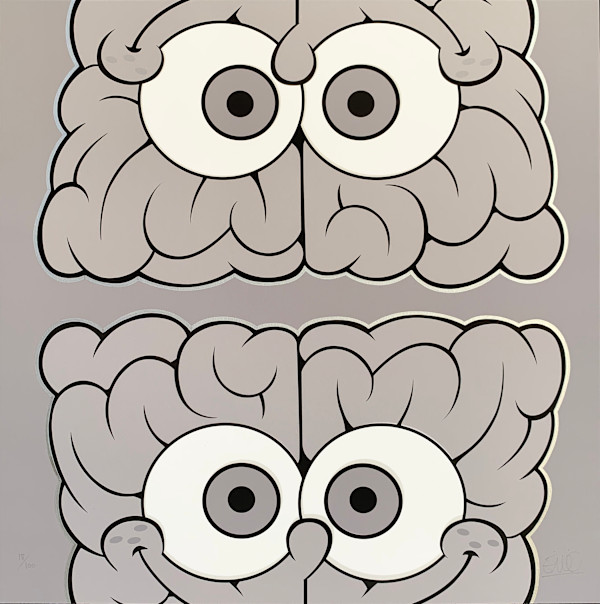 Sponge Brain Upside Down by Emilio García