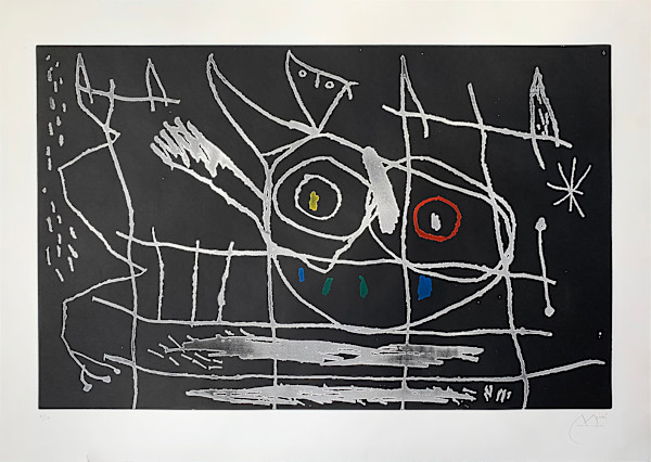 Couple d'Oiseaux III by Joan Miró