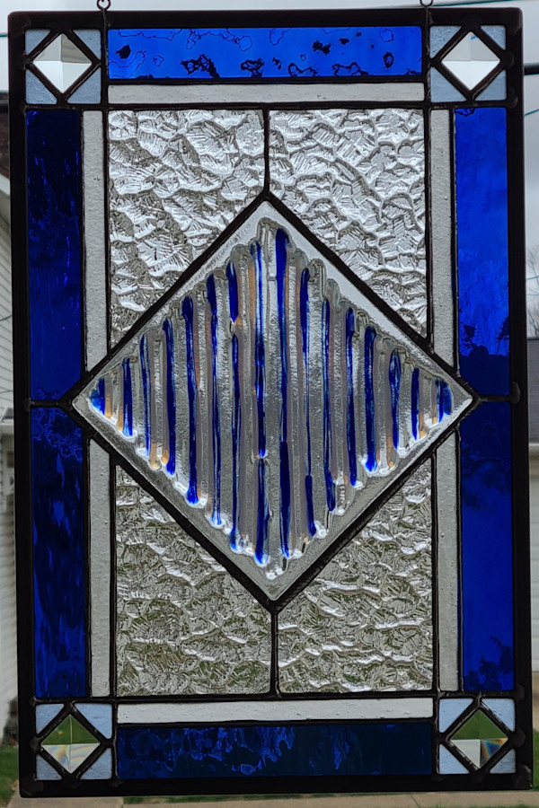 Blue Flag by Wendling Glass Creations