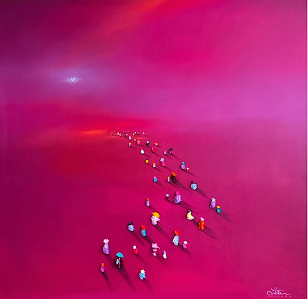 Heart of a Magical Sunset by Leticia Herrera