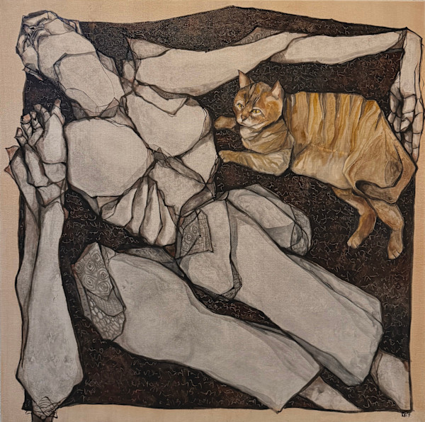 Death and cat by Young Kim