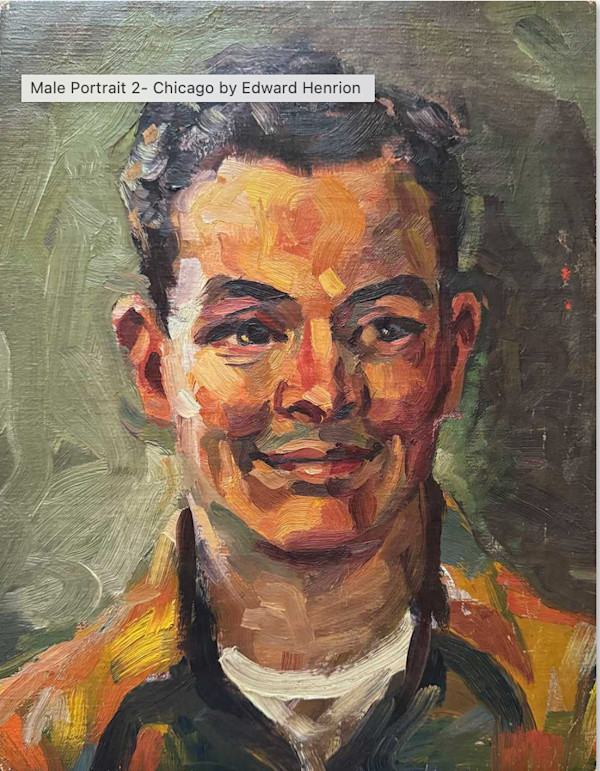Male Portrait 2 - Chicago by Edward Henrion