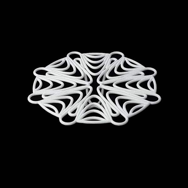 Digital doily II by Hesti Wade