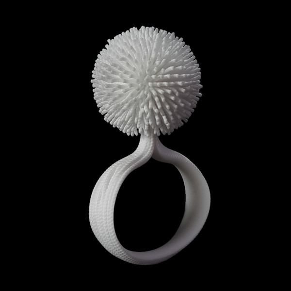 Pom-pom bangle by Hesti Wade
