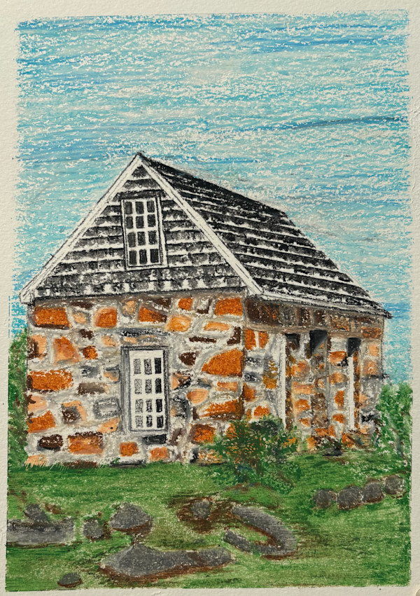 Stone cottage by Ariel Lyneese