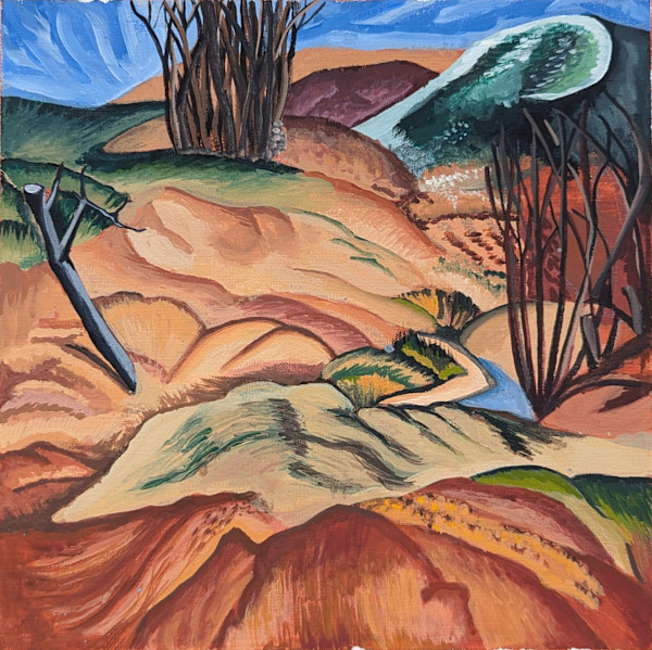 Hale Woodruff- Desert, Master Copy by Ariel Lyneese