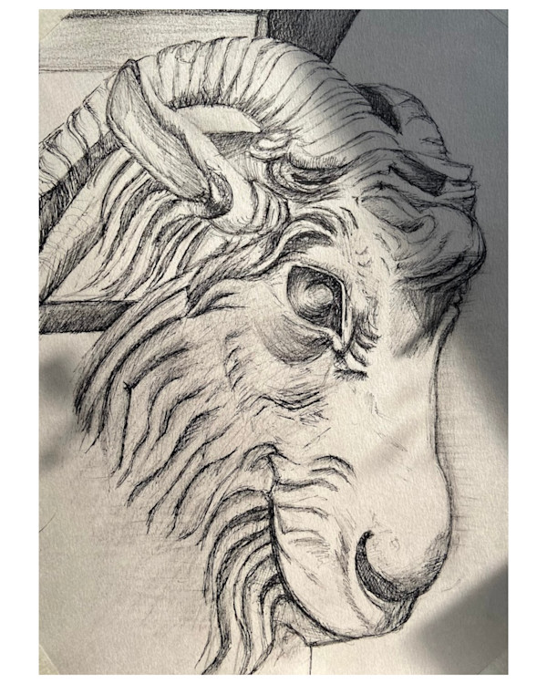 “Original base of Perseus”- Benvenuto Cellini (1545) Bergello Museum by Ariel Lyneese