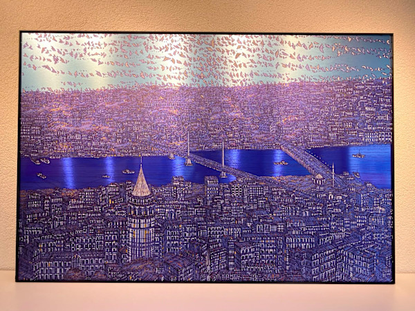Devrim Erbil Giclee Galata ve Çevresi 100*150 cm 2026 Yılı Sertifikalı by Devrim Erbil, Image 2.
