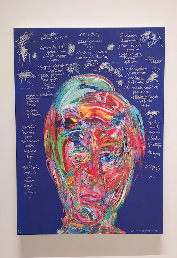 Fine Art Büyük Ebat Tuvale Marufle Limitli Baskı Islak İmzalı by Ergin İnan