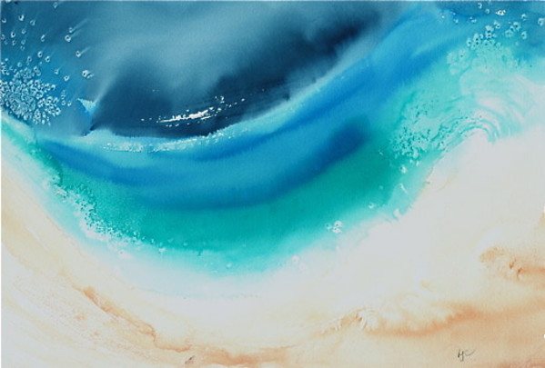 Ningaloo from Above by Laurie Cochrane