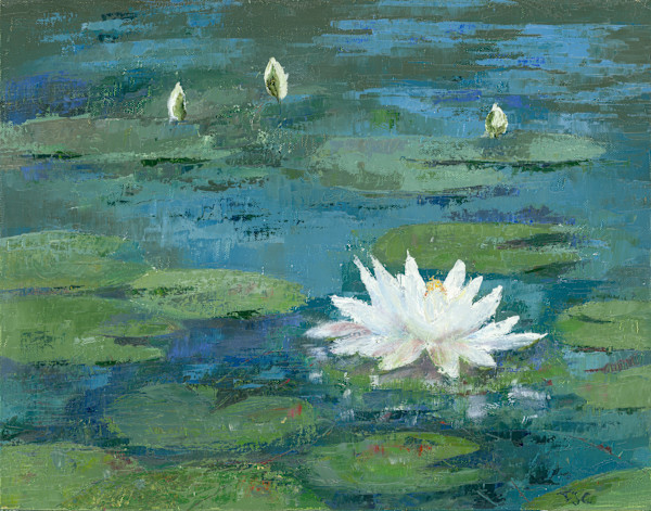 Serenity- Water Lily by Laurie Cochrane