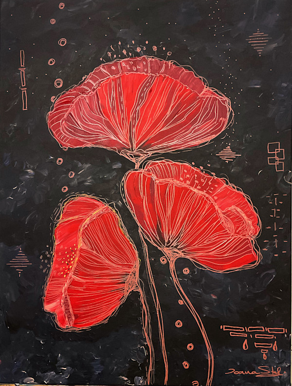 Red Poppies by Ioana Stefaroi