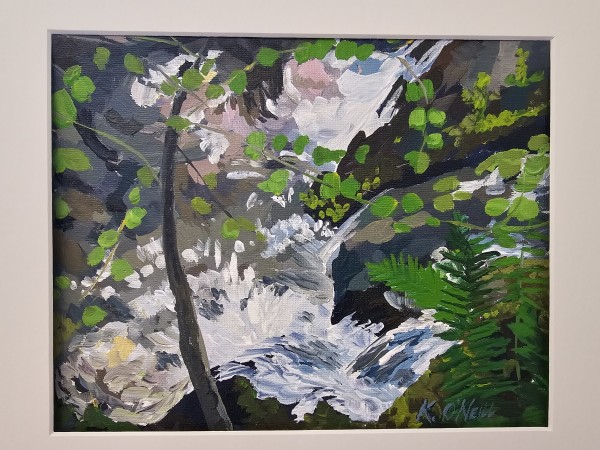 Along the Rainie Falls Trail by Kristen O'Neill
