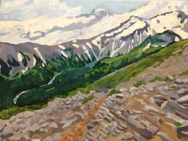 Wonderland Trail No. 6 - 36 Views of Mt. Rainier series by Kristen O'Neill