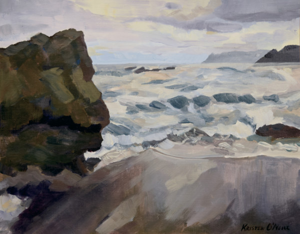 Stormy Beach by Kristen O'Neill