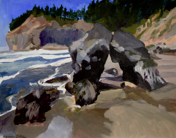 Small Arch Rock by Kristen O'Neill