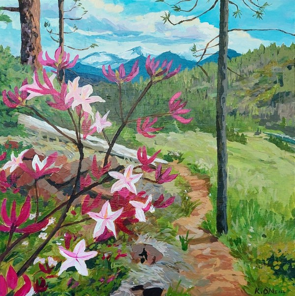Western Azaleas Bloom Along the Illinois River, Kalimopsis Wilderness by Kristen O'Neill