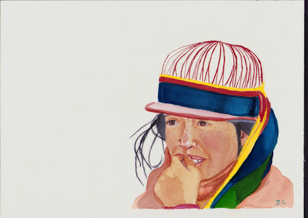 Indigenous girl Ready for Uncertainty by Daniela Godoy, Image 1.