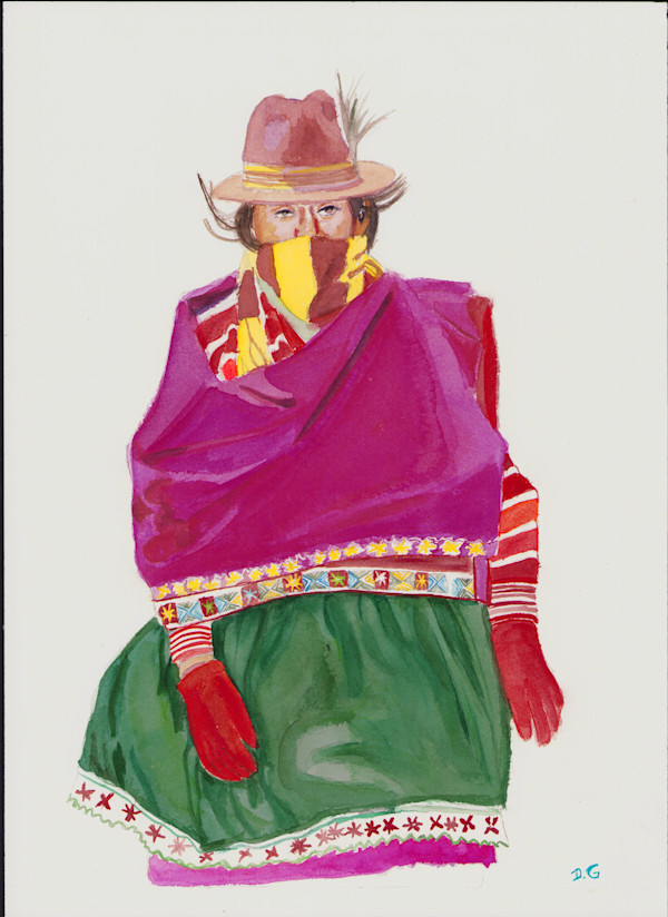 Ecuadorian Indigenous Woman on a Cold Day by Daniela Godoy, Image 5.