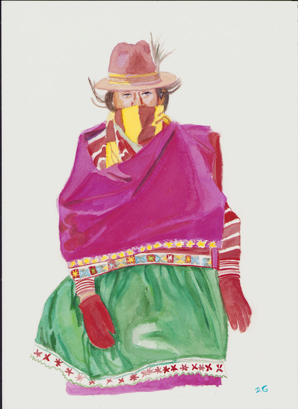 Ecuadorian Indigenous Woman on a Cold Day by Daniela Godoy, Image 5.