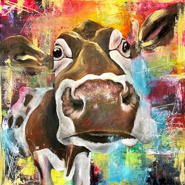 Curious Cow by Samantha Biddle