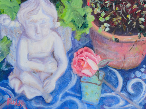 Angel Planter by Sally Ruddy