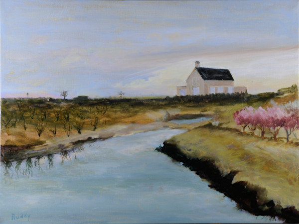 Dusk on Dry Creek by Sally Ruddy