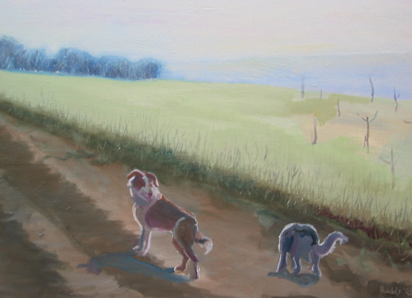 Morning Walk by Sally Ruddy