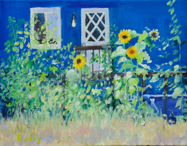 Sunflower Welcome by Sally Ruddy