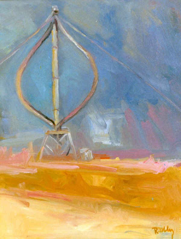 Windmill Study by Sally Ruddy