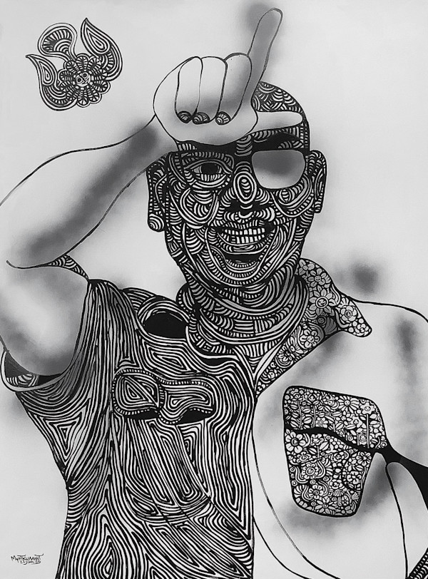 Self Portrait 2 (2025) by Myat Kyawt