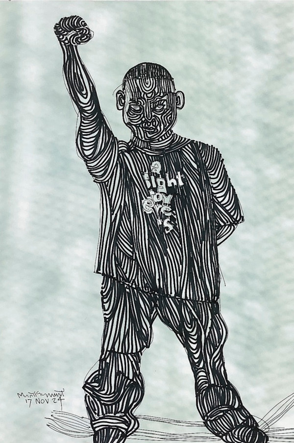 A Man who Sing_2 (2025) by Myat Kyawt