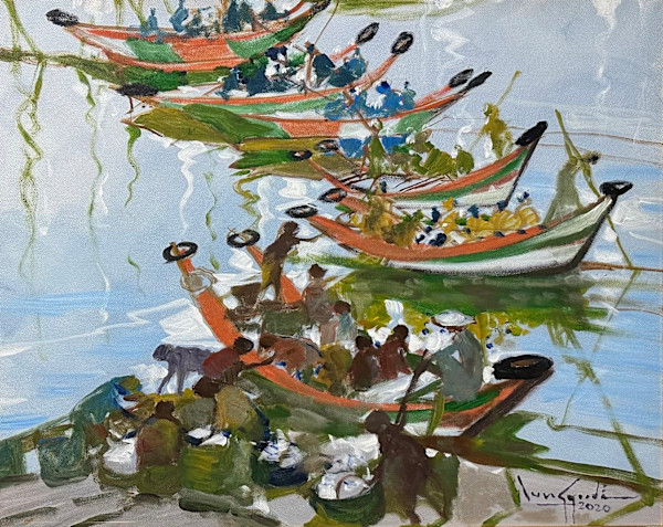 Approaching Time (2020) by Lun Gywe (1930-2025)