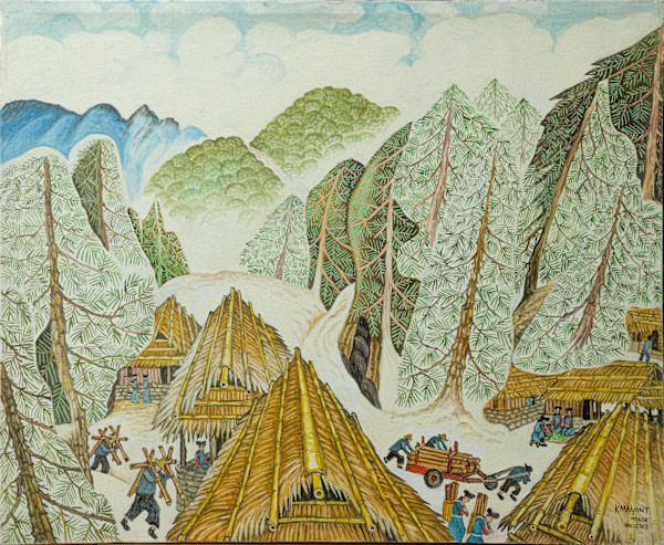 Village Life by K.M. Nyunt (Mogok)
