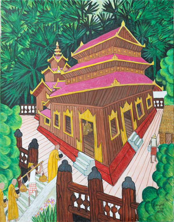 Monastery Life by K.M. Nyunt (Mogok)