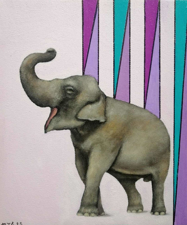 The Little Elephant by Min Thar Gyi