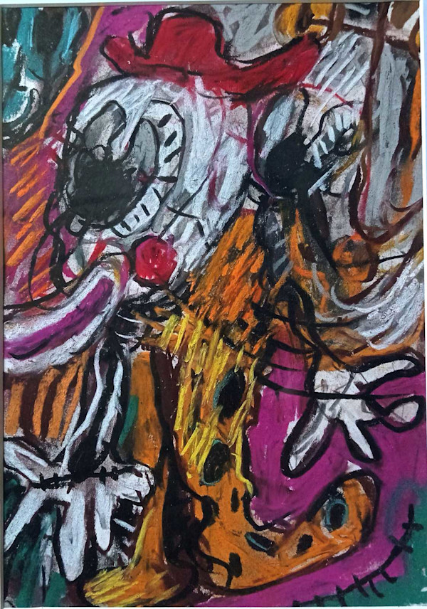 Clown with Yellow Boots by Kaung Su