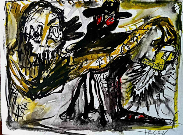 Yellow Chainsaw by Kaung Su