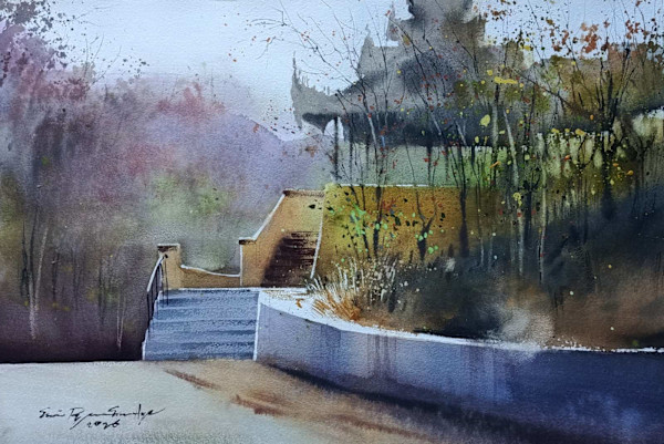 Somewhere in Sagaing Hill by Sai Pyae Sone Aye