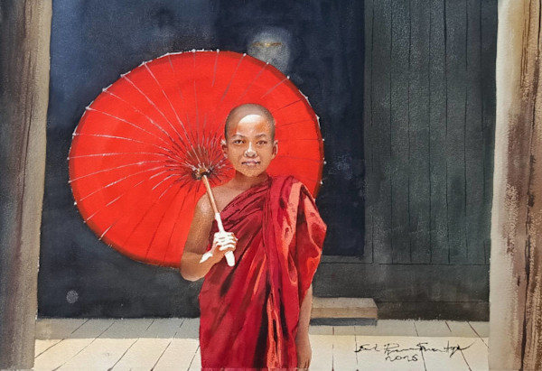 Red Robe Diaries: Inn Wa by Sai Pyae Sone Aye, Image 1.
