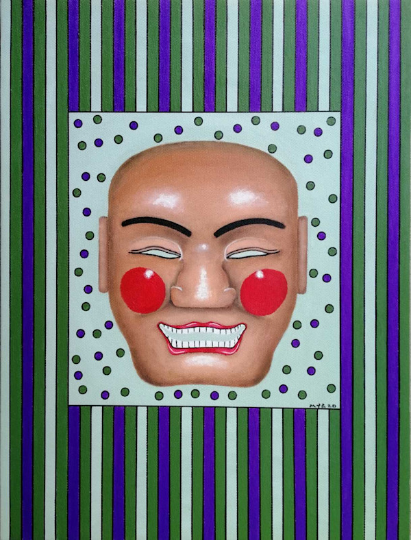 The Chinese Traditional Mask by Min Thar Gyi
