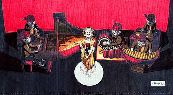 စန္ဒရားအငြိမ့် by Aung Ye Myat