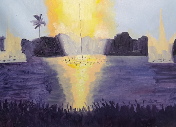 Water has flown - ရေပျံ (ဘုရားကြီး) by Morris John, Image 3.