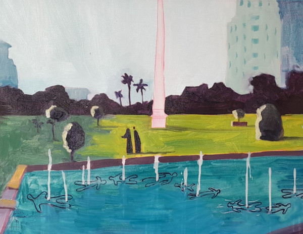 Water has flown - ရေပျံ (မဟာဗန္ဓုလပန်းခြံ) by Morris John, Image 5.
