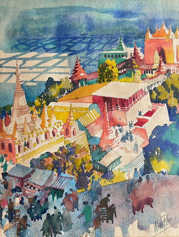 Mandalay Hill by Win Pe