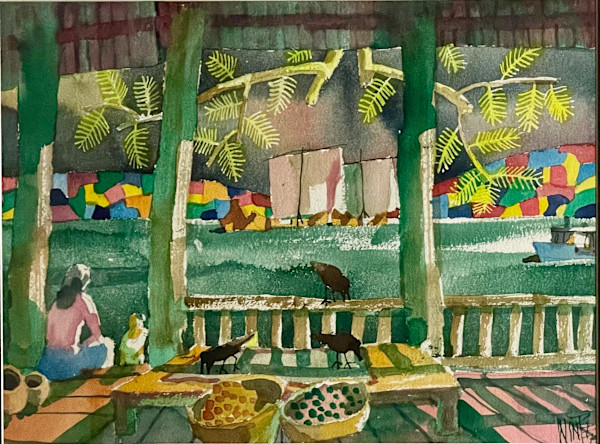 Living Place near Ferry Port by Win Pe