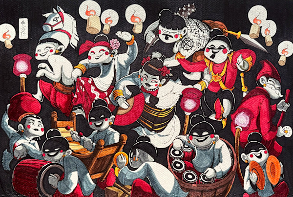 ဆီမီးရောင်စုံသာတဲ့ည by Aung Ye Myat