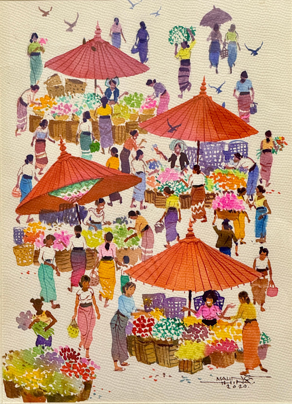 Market (2020) by Maung Thiha